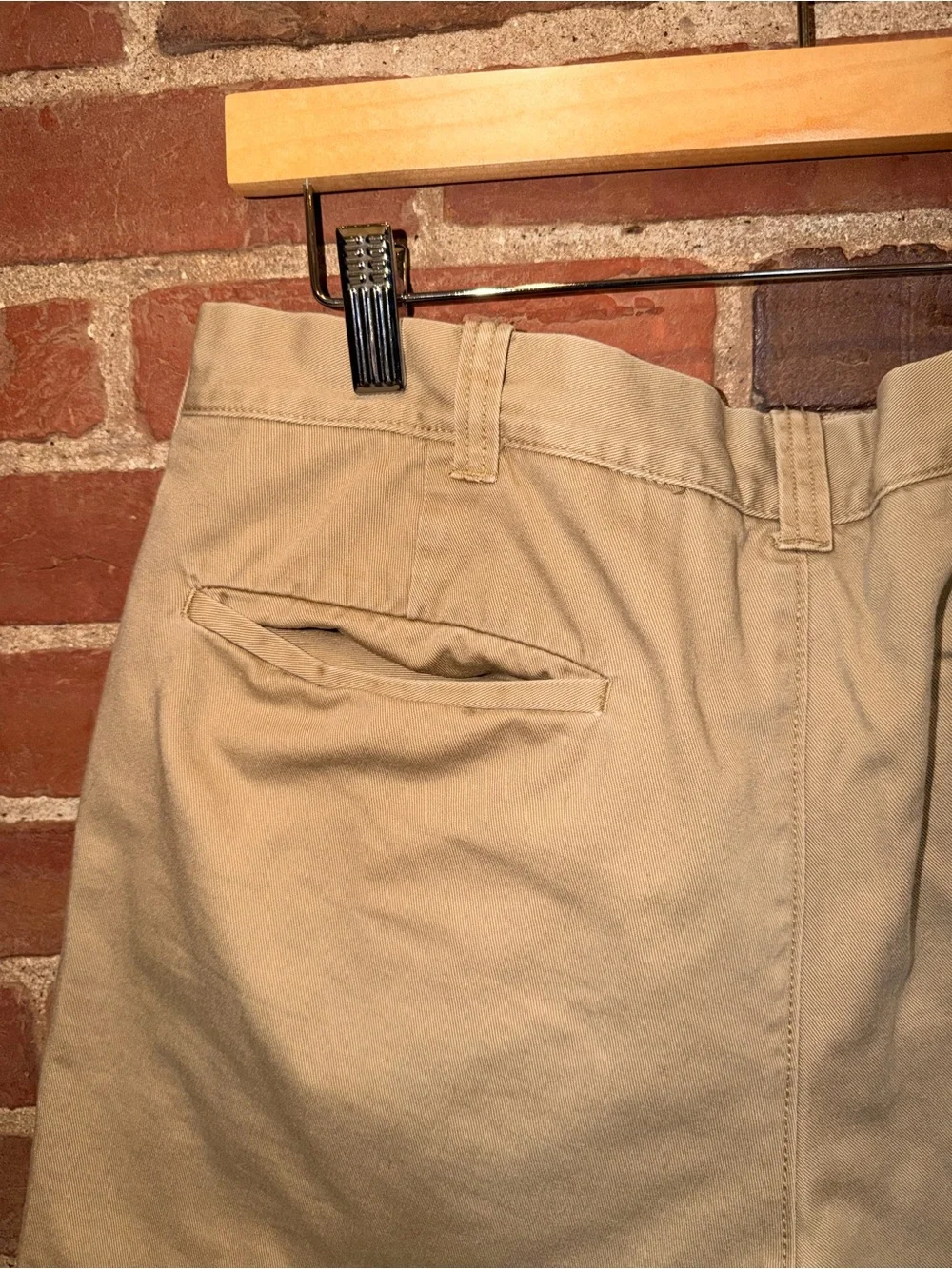 J. Crew Khaki Varick Chino Shorts - Neutral Beige Sz 33